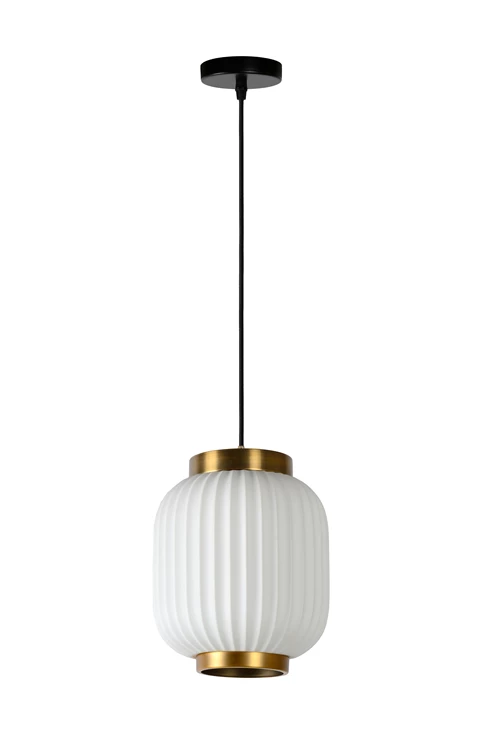 Lucide GOSSE - Pendant light - Ø 19,5 cm - 1xE27 - White - turned off